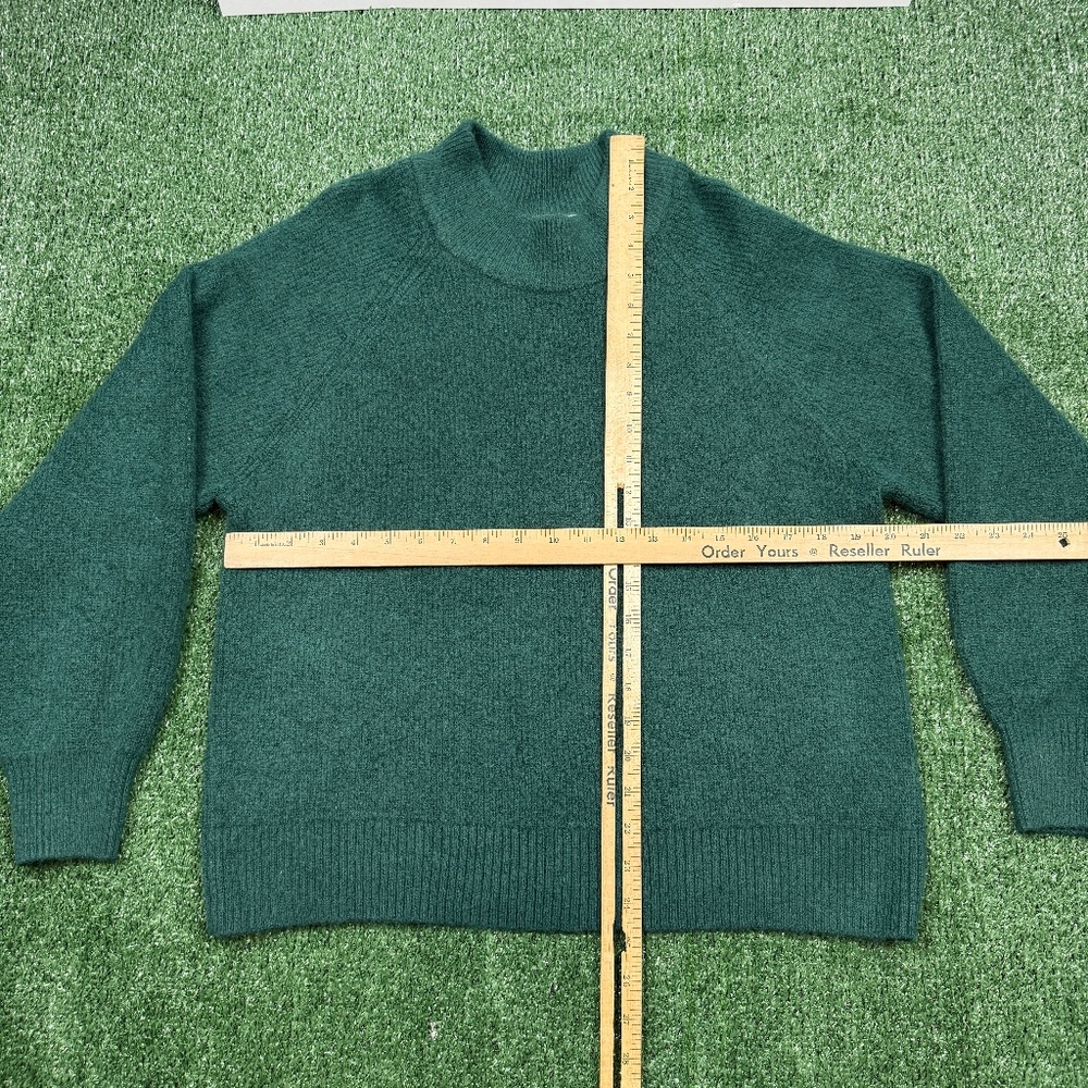 Gap Sweater Women's Size L Green Knit Pullover Long Sleeve - Picture 2 of 6